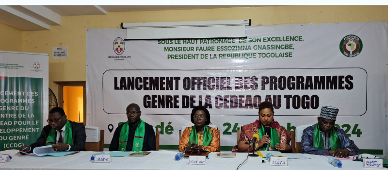 La CEDEAO lance ses programmes de genre au Togo